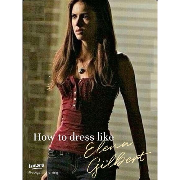 Hollister Women Sz L Henley Top Red Y2K Fitted Ribbed Grunge Elena Gilbert Twee - Picture 2 of 6